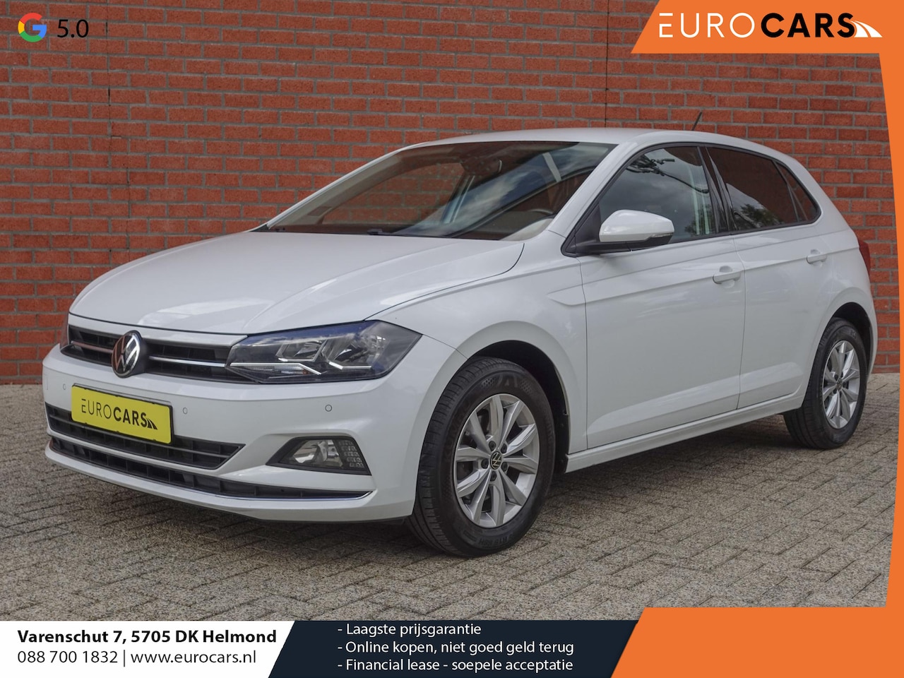 Volkswagen Polo - 1.0 TSI 110pk DSG Highline Navigatie Apple Carplay/Android Auto Parkeersensoren Adaptive C - AutoWereld.nl