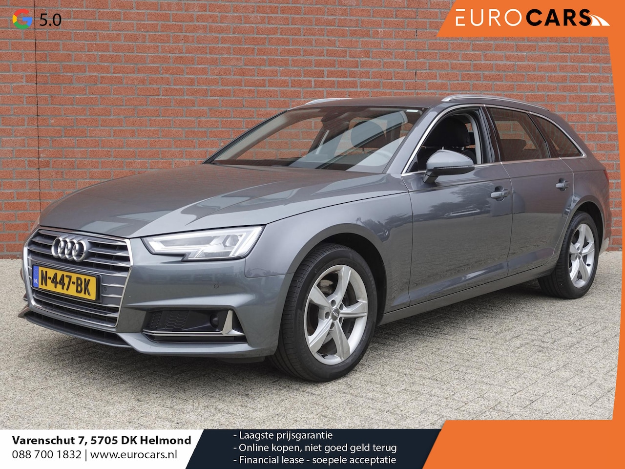 Audi A4 Avant - 40 TFSI 190pk S-Tronic Sport hybride Climate Control Elektrisch bedienbare achterklep Crui - AutoWereld.nl