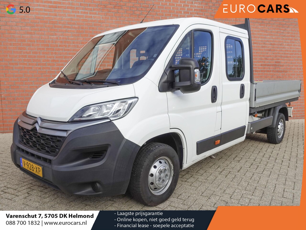 Citroën Jumper - 131pk Open laadbak Dubbele Cabine 2.5t Trekhaak Airco # - AutoWereld.nl