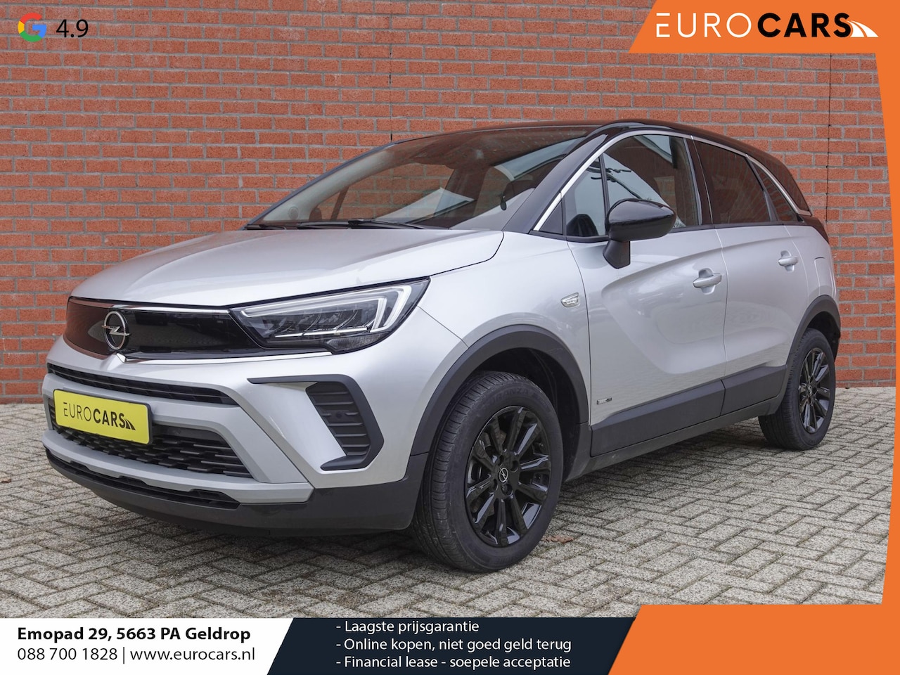 Opel Crossland - 1.2 Turbo 130pk AUT. Elegance Navigatie Apple Carplay/Android Auto Camera Parkeersensoren - AutoWereld.nl