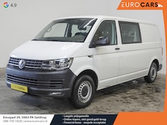 Volkswagen Transporter - 2.0 TDI L2H1 Comfortline Dubbele Cabine Airco Cruise Trekhaak Parkeersensoren