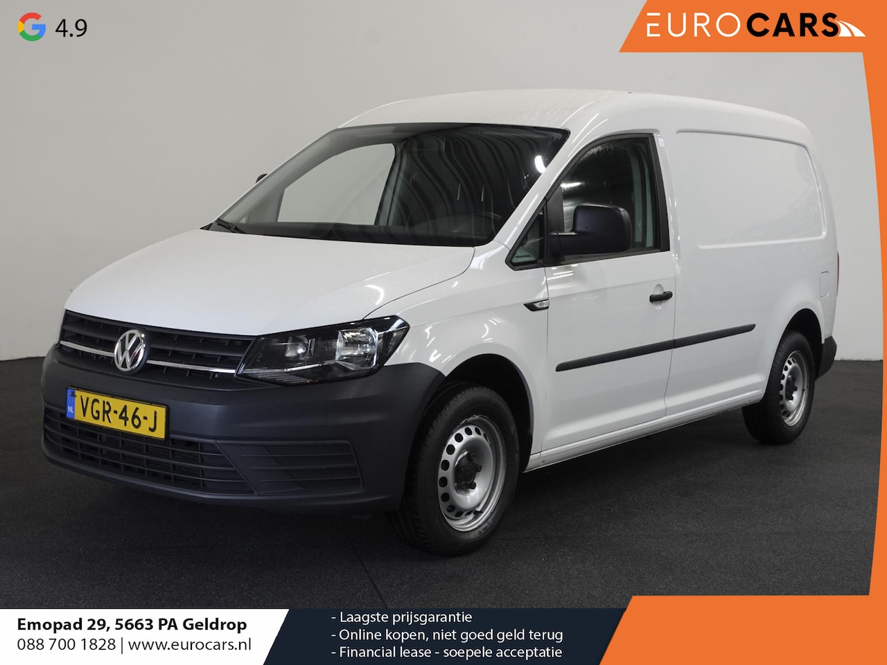 Volkswagen Caddy Maxi - 2.0 TDI Automaat Airco Cruise Navigatie Parkeersensoren - AutoWereld.nl