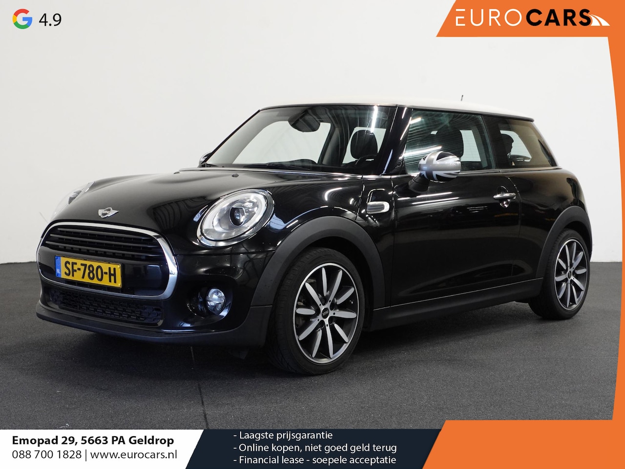 MINI Cooper - Mini 1.5 136pk Serious Business | Navigatie | Airco | Lichtmetalen velgen | Cruise Control - AutoWereld.nl