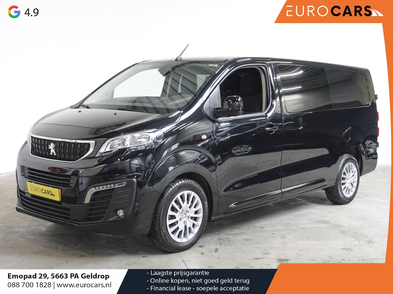 Peugeot Expert - 2.0 BlueHDI 180 Long Premium Dubbele Cabine Automaat Airco Bluetooth LM Velgen Look pakket - AutoWereld.nl