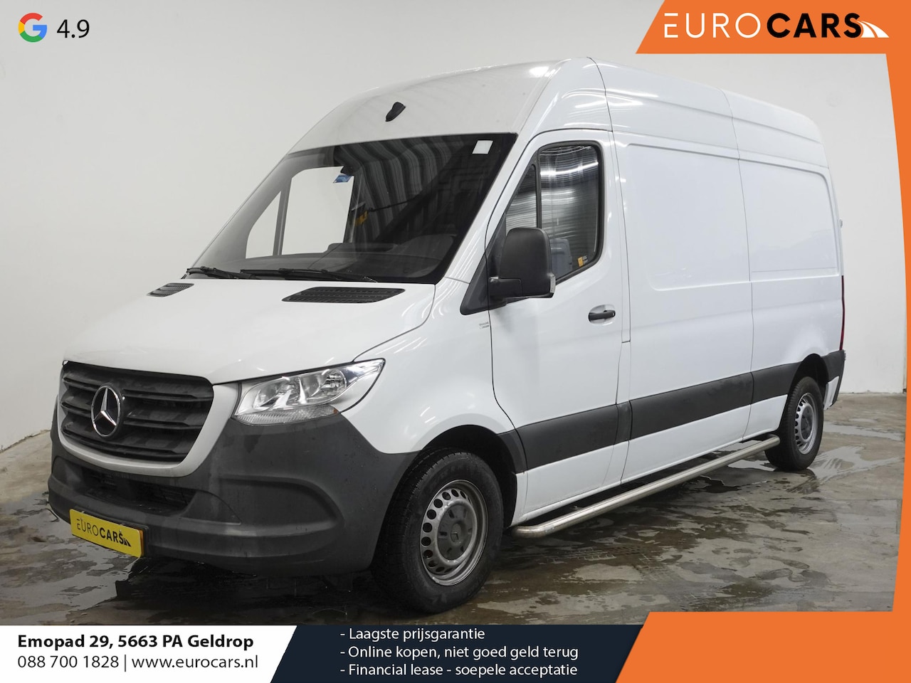 Mercedes-Benz Sprinter - 314 Automaat L2H2 140pk Airco Cruise 3-Zit - AutoWereld.nl