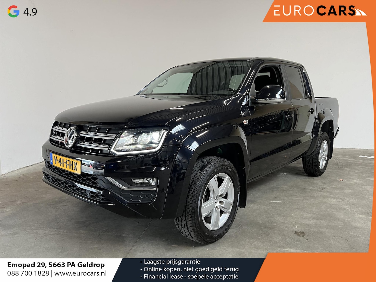 Volkswagen Amarok - 3.0 TDI 4Motion Highline Automaat Airco Bluetooth Cruise Navi PDC - AutoWereld.nl