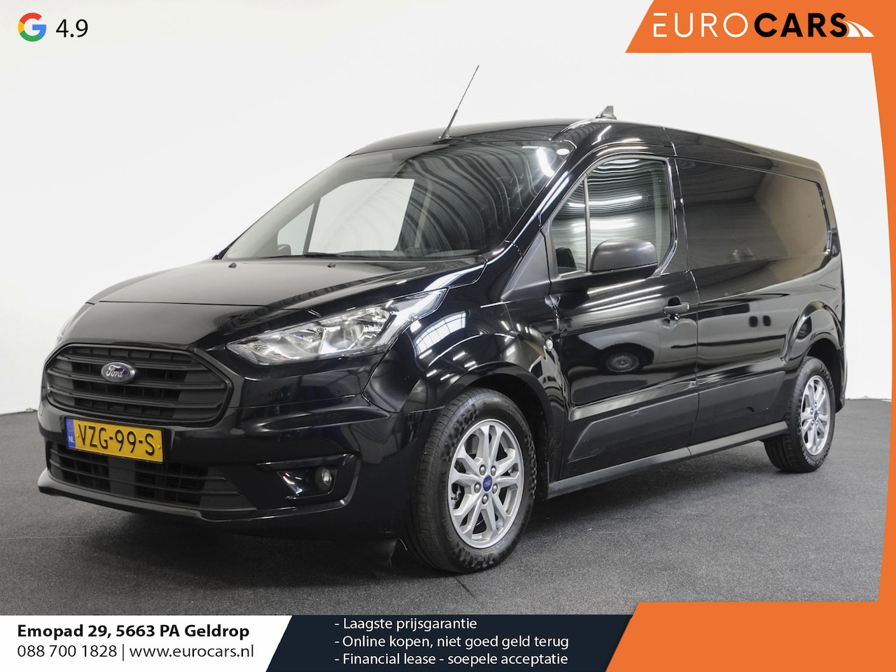 Ford Transit Connect - 1.5 Automaat L2 Trend Navigatie Airco Cruise Control 3Zits Camera - AutoWereld.nl