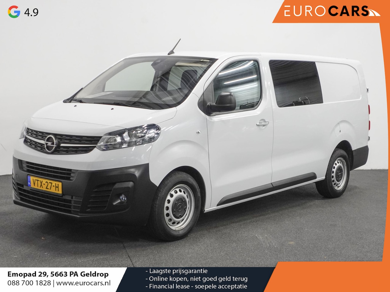 Opel Vivaro - 2.0 CDTI L3H1 145pk Dubbele Cabine Edition Aut. Airco| Navi| Trekhaak| - AutoWereld.nl