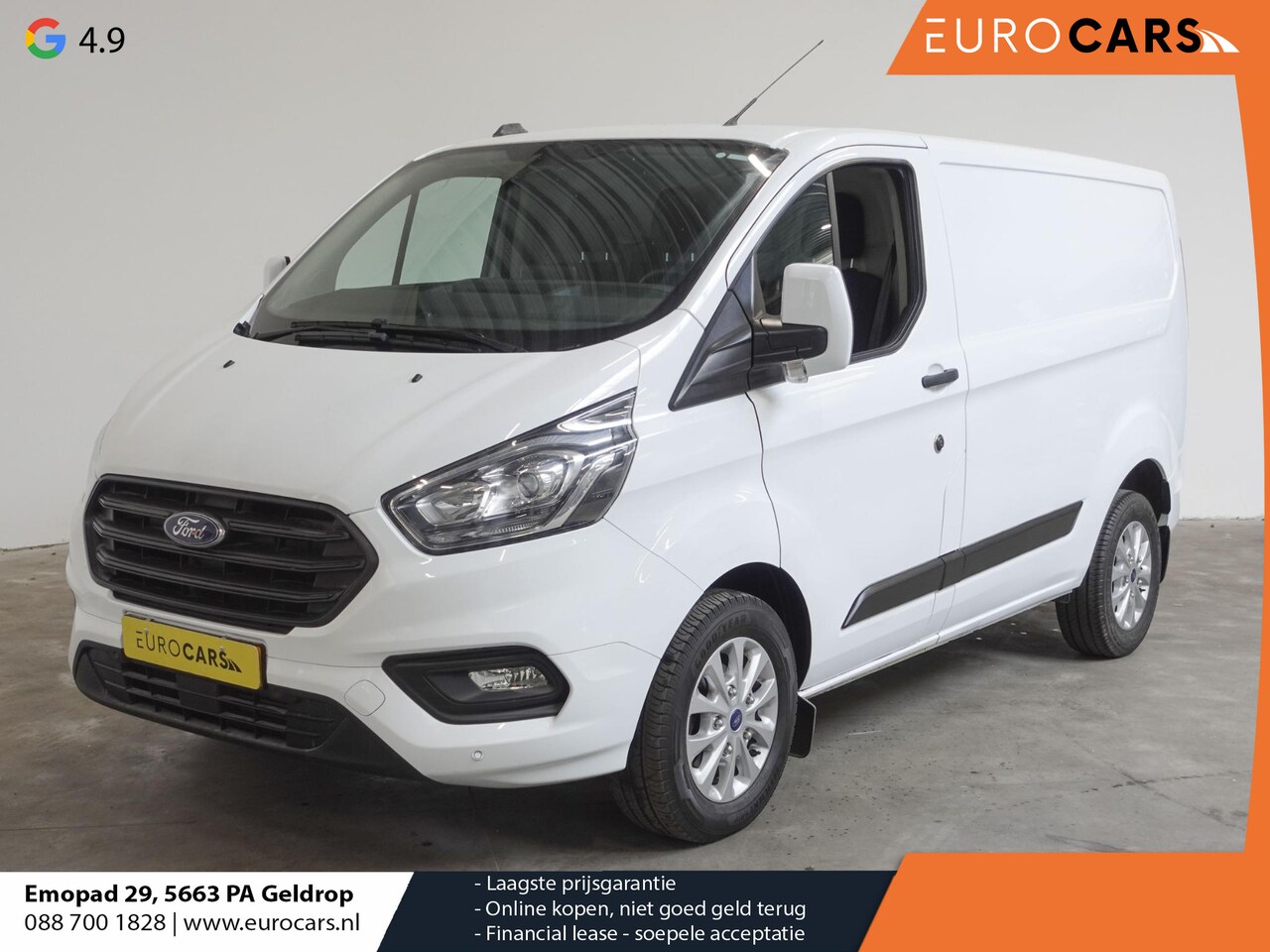 Ford Transit Custom - 280 2.0 TDCI L1H1 Trend Navi Airco PDC Bluetooth 3Zits Trekhaak - AutoWereld.nl