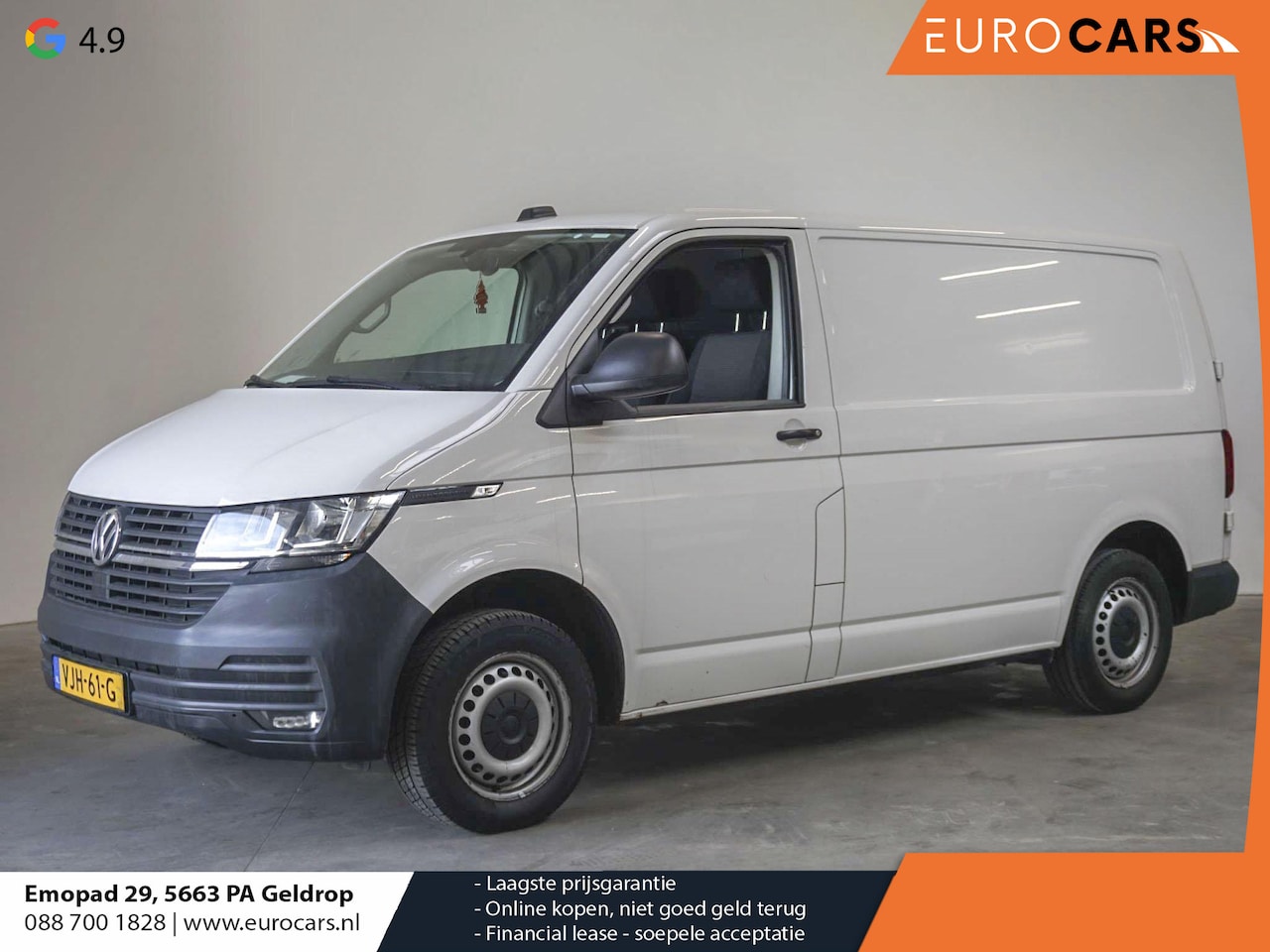 Volkswagen Transporter - 2.0 TDI L1H1 26 Airco Navigatie App-Connect Cruise Control Parkeersensoren - AutoWereld.nl