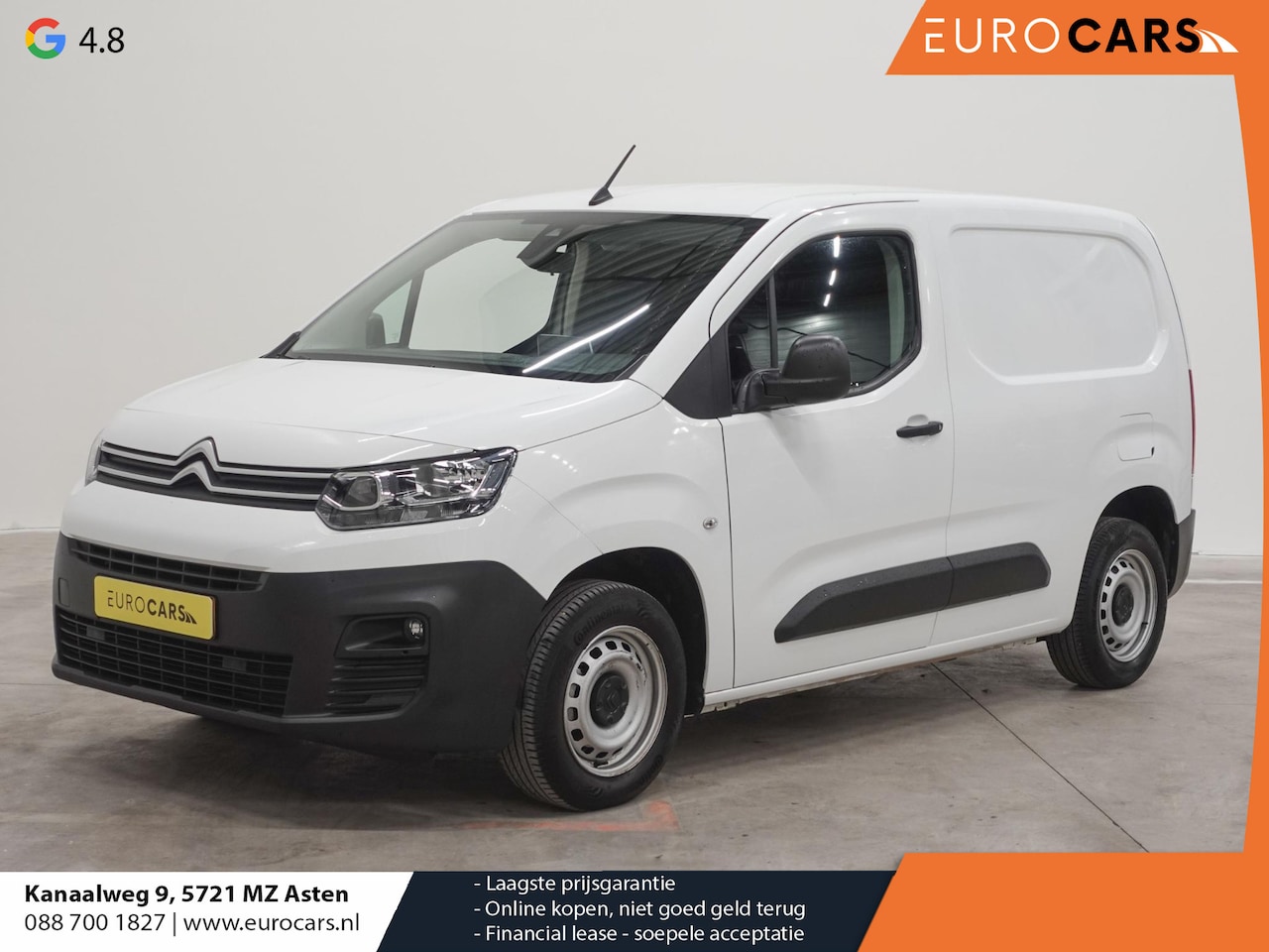 Citroën Berlingo - 1.5 BlueHDI 75pk Airco Trekhaak Euro6 3-zits - AutoWereld.nl