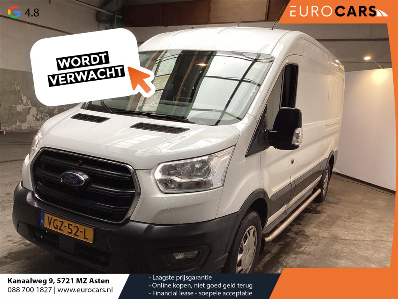 Ford Transit - 170pk L3H2 Trend RWD Airco Cruisecontrol Trekhaak Apple Carplay  Sidebars Euro6 - AutoWereld.nl