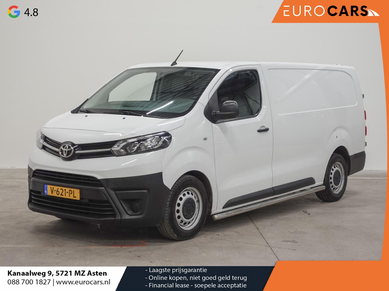 Toyota ProAce - 1.6 75pk Long L3 Airco Cruise control Trekhaak Sidebars Radio Bluetooth Euro6 - AutoWereld.nl