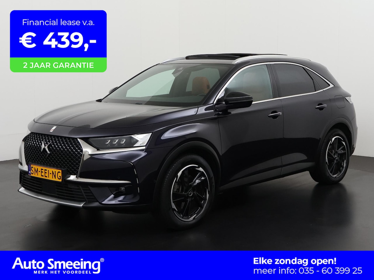 DS 7 Crossback - E-Tense 4x4 Grand Chic Plug-in | Panoramadak | Bruin Leder | Zondag Open! - AutoWereld.nl