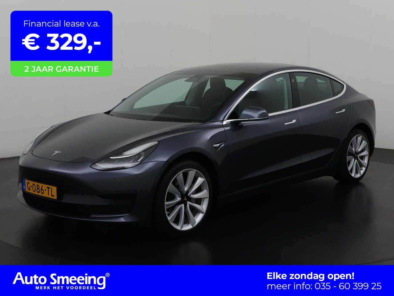 Tesla Model 3 - Standard RWD Plus 60 kWh | Panoramadak | Mem Stoel | Blind Spot | Zondag Open! - AutoWereld.nl