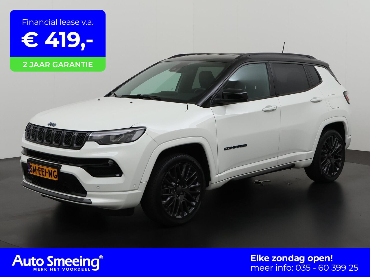 Jeep Compass - 4xe 240 Plug-in Hybrid PHEV S | Leder | Camera | Elek stoel | Adapt cruise |  Zondag Open! - AutoWereld.nl