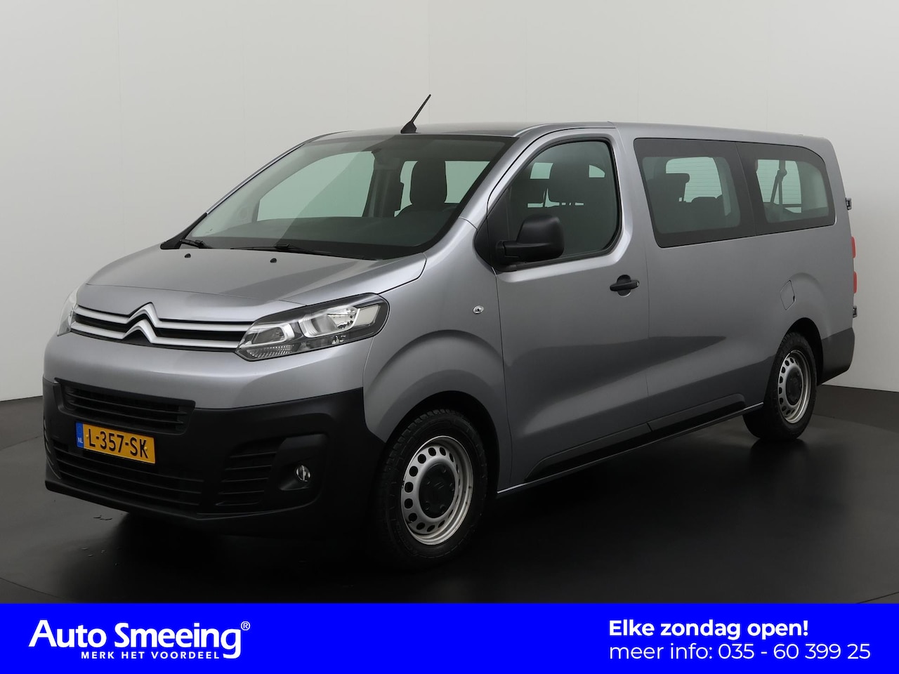 Citroën Jumpy - 1.5 BlueHDi 120 XL S&S 9-persoons | Navigatie | Schuifdeur | Parkeersensor | Zondag Open! - AutoWereld.nl