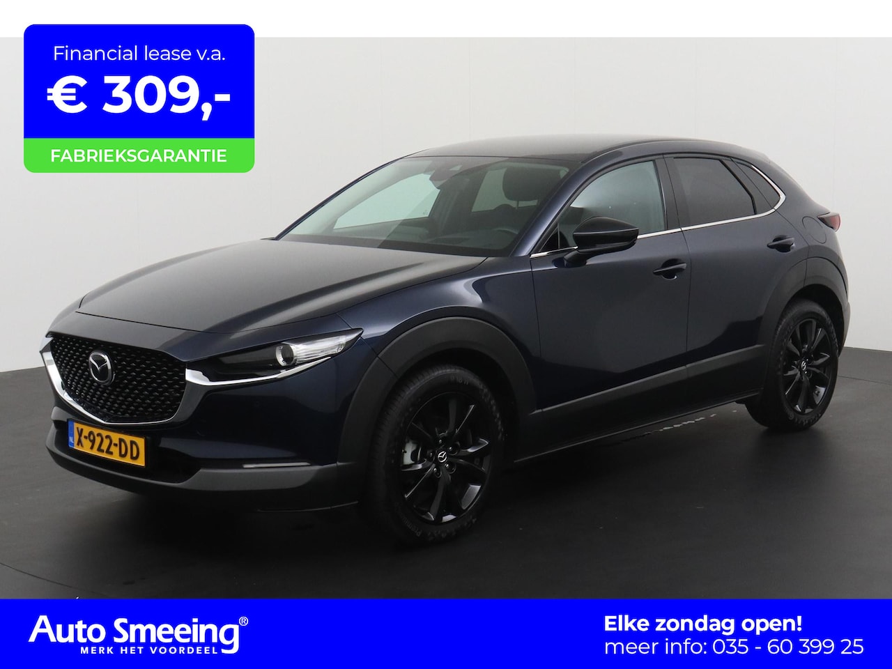 Mazda CX-30 - 2.0 e-SkyActiv-G Homura | Head-up display | Blind Spot | Cruise control adaptief | Zondag - AutoWereld.nl