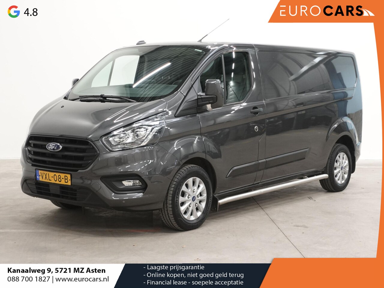 Ford Transit Custom - 300 2.0 TDCI L2H1 Trend Automaat Airco Navigatie Cruisecontrol Camera Parkeersensoren - AutoWereld.nl