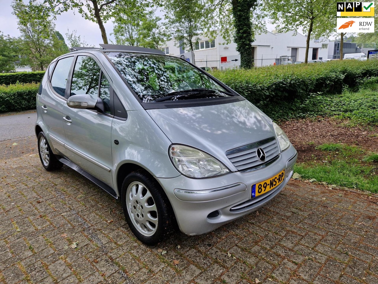 Mercedes-Benz A-klasse - 160 Elegance Aut. Airco/ Cruise/ Pano/ LMV/ Nwe APK - AutoWereld.nl