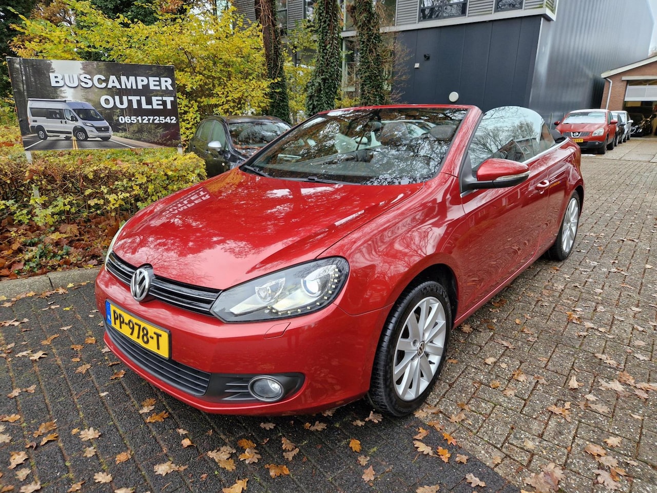 Volkswagen Golf Cabriolet - 1.4 TSI Airco/ Cruise/ Leer/ Xenon/ 17Inch - AutoWereld.nl