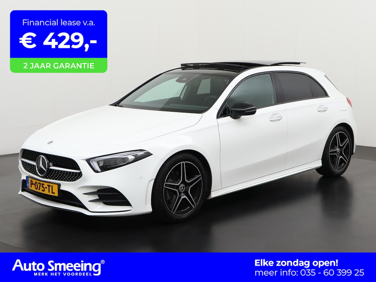 Mercedes-Benz A-klasse - 200 AMG Night | Panoramadak | Widescreen | Camera | Zondag Open! - AutoWereld.nl