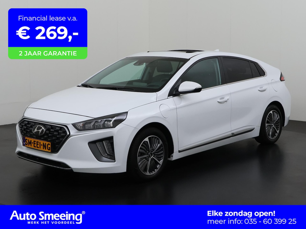 Hyundai IONIQ - 1.6 GDi PHEV Style | Schuifdak | Trekhaak | Stoel & Stuurverwarming | Plug-In | Zondag Ope - AutoWereld.nl