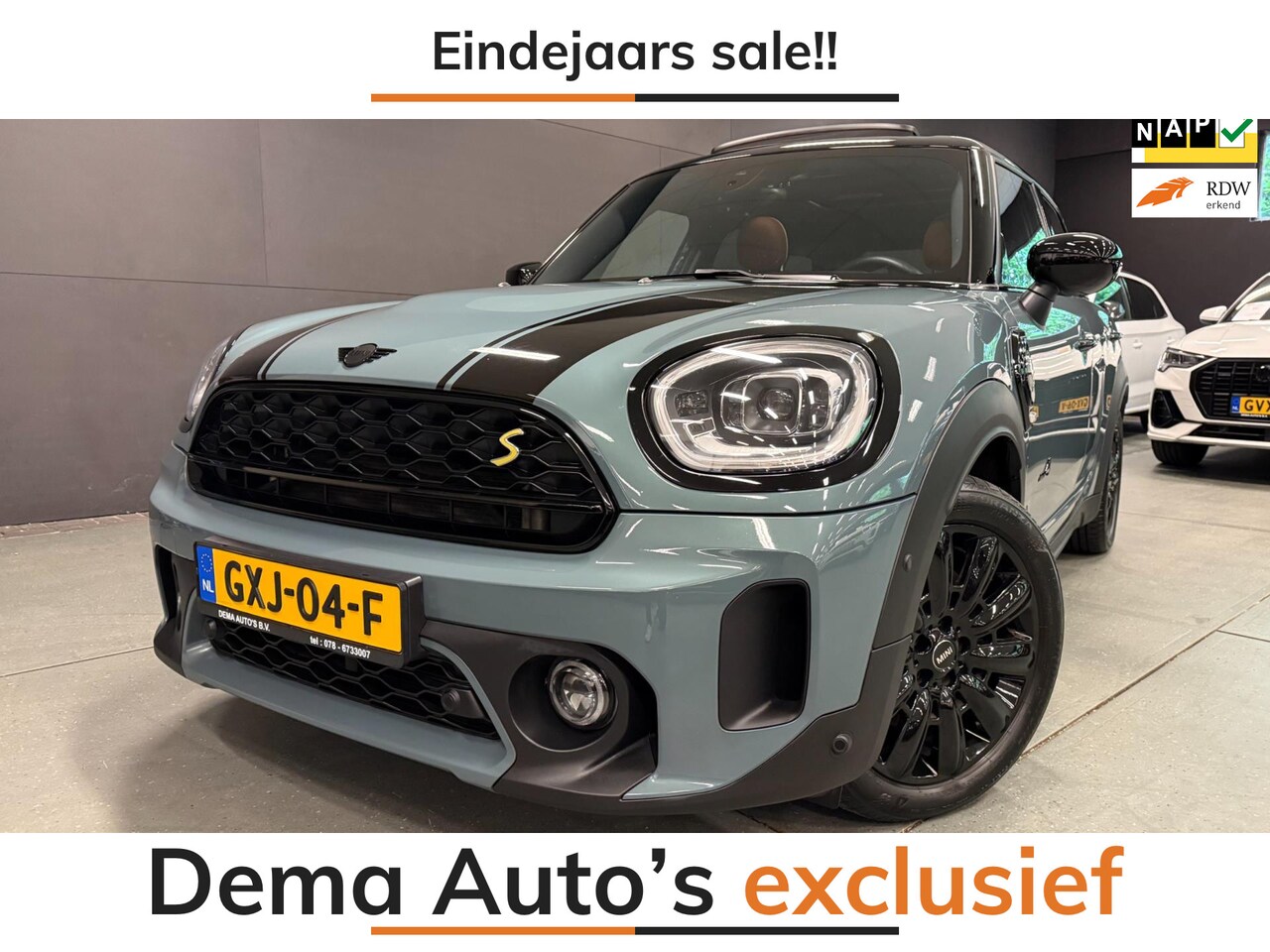 MINI Countryman - 2.0 Cooper S E ALL4 224PK BENTLY-LEDER BLACK-LINE FULL-OPTION!!! - AutoWereld.nl