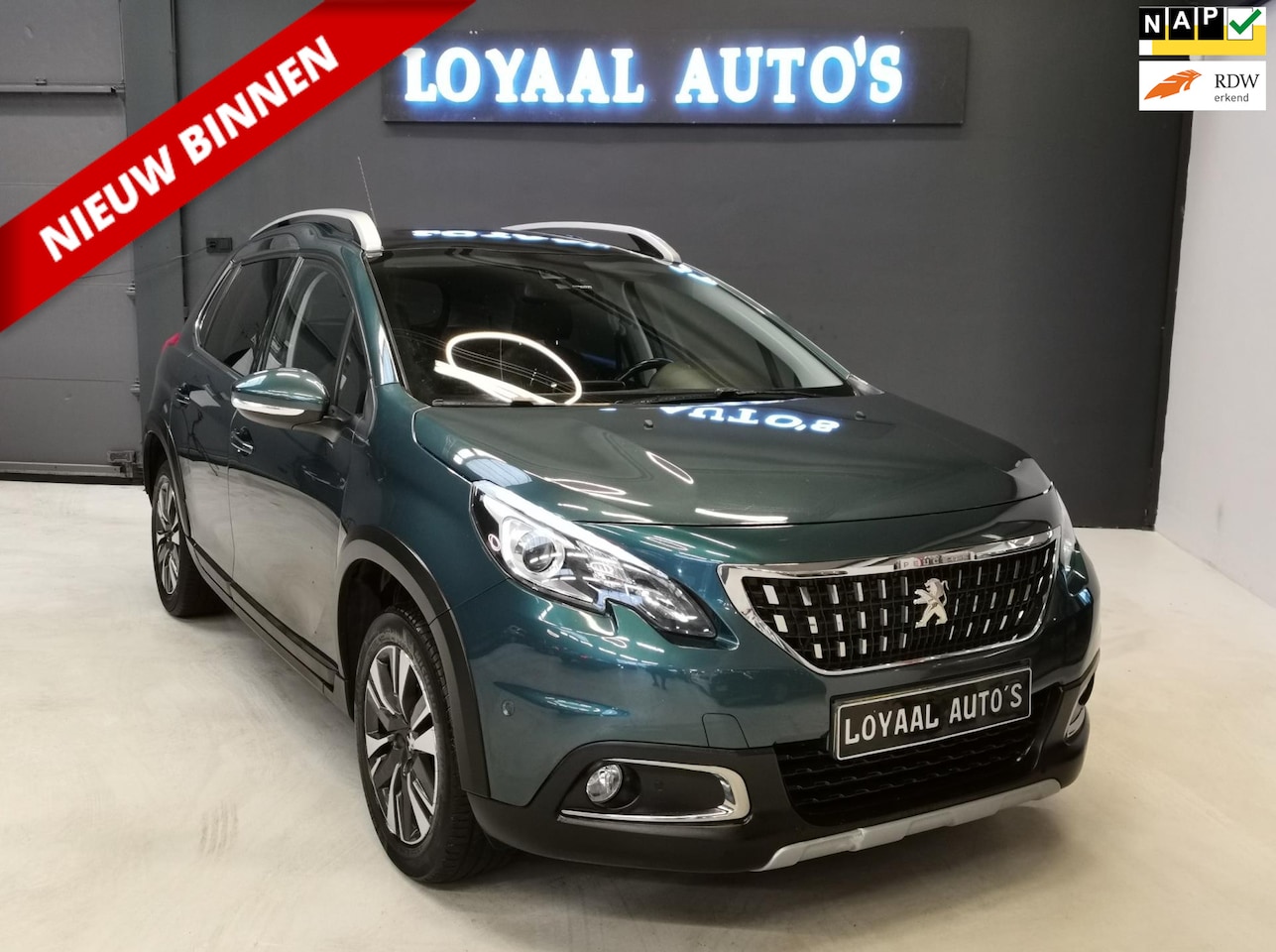 Peugeot 2008 - 1.2 PureTech Blue Lease Executive |AUT|NAVI|AIRCO|CRUISE|LEDER|PDC|GLAZEN-DAK|NAP|APK. - AutoWereld.nl