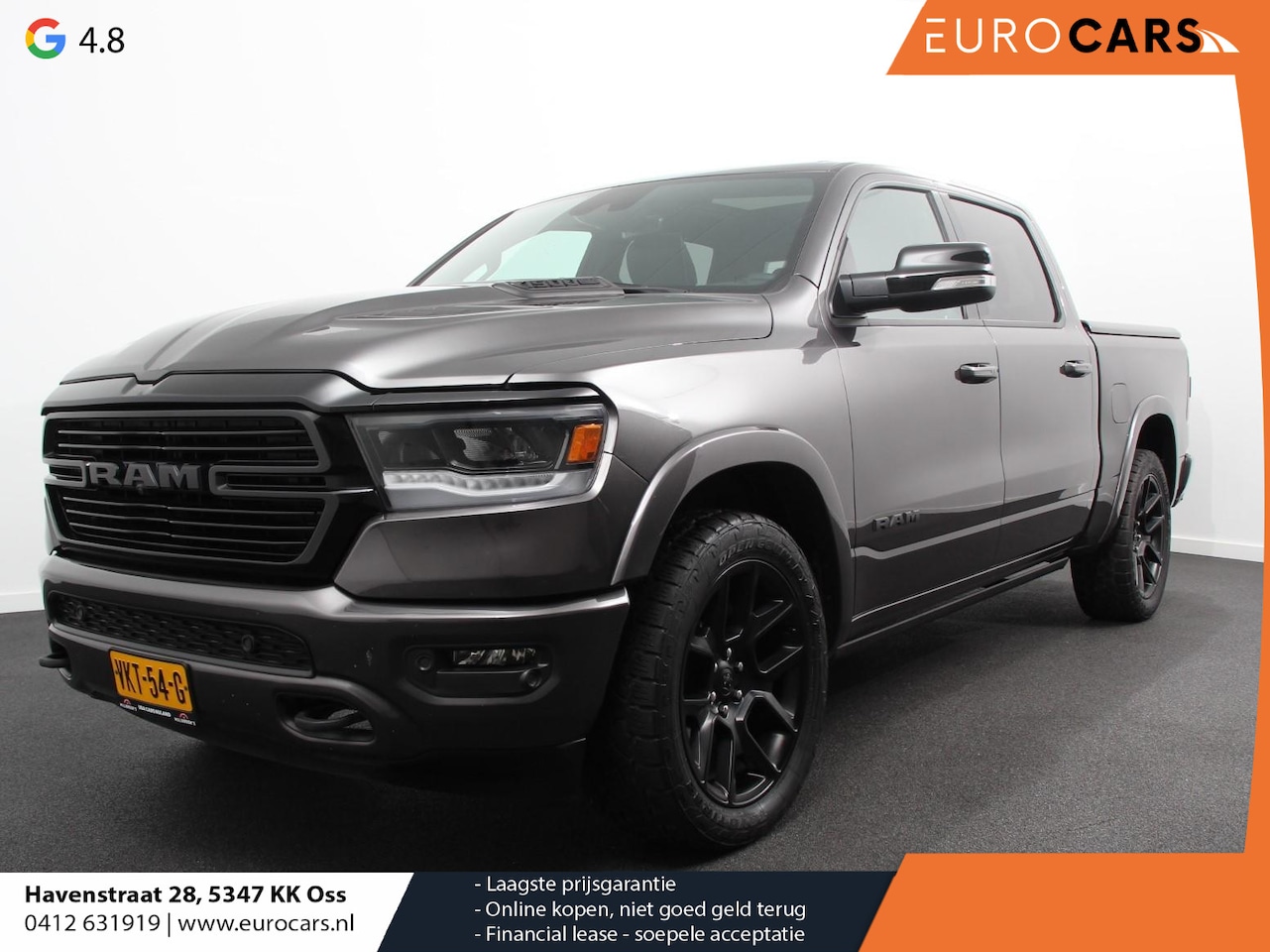 Dodge Ram 1500 - 5.7 V8 4x4 Crew Cab Laramie Night edition | Panorama dak | Grootscherm | Harman/Kardon | A - AutoWereld.nl