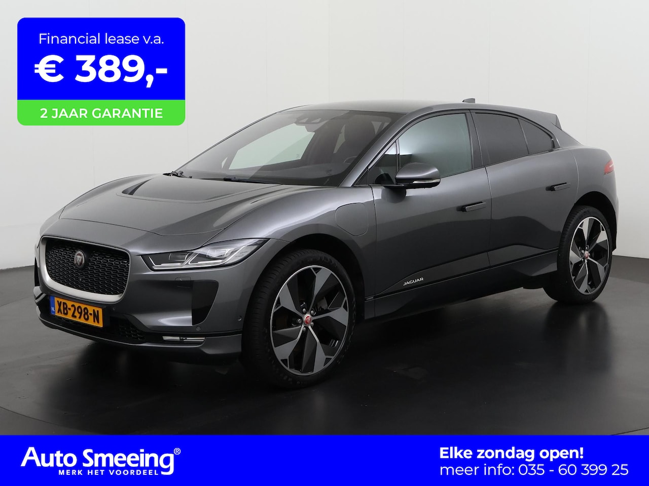 Jaguar I-PACE - EV400 First Edition 90 kWh | Panoramadak | Leder | Mem Stoel | Elek. Achterklep | Zondag O - AutoWereld.nl