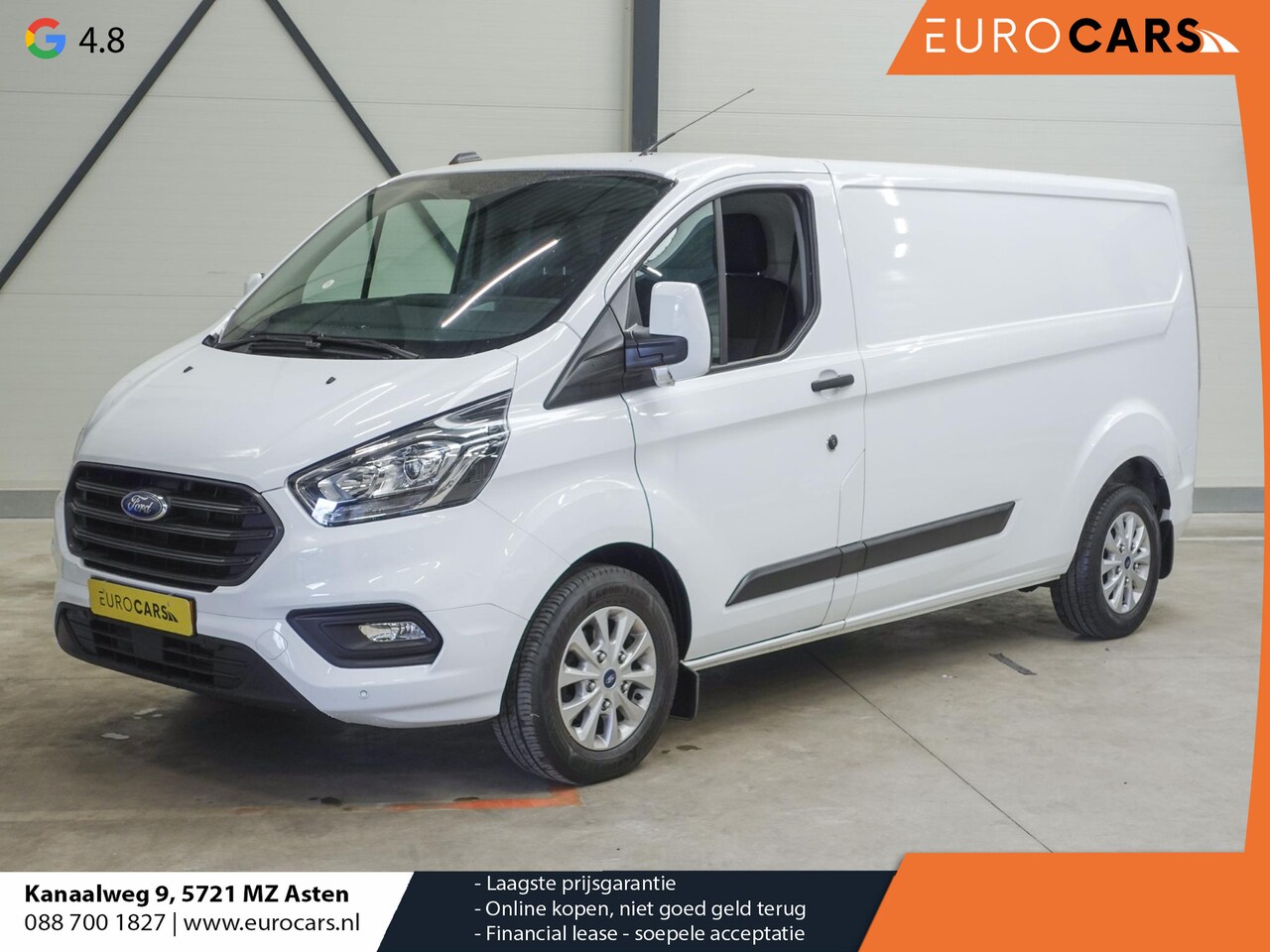 Ford Transit Custom - 300 2.0 TDCI L2H1 Trend Automaat Airco Navi Bluetooth 3-Zits Camera 16" LM Velgen SYNC - AutoWereld.nl