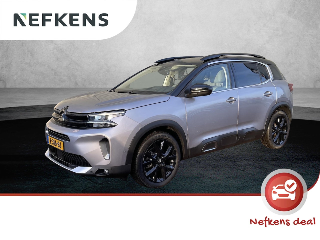 Citroën C5 Aircross - 136pk Hybrid ë-Series (1ste eig./Camera/Climate/Adapt.Cruise/TwoTone/19"LMV/FULL LED) - AutoWereld.nl