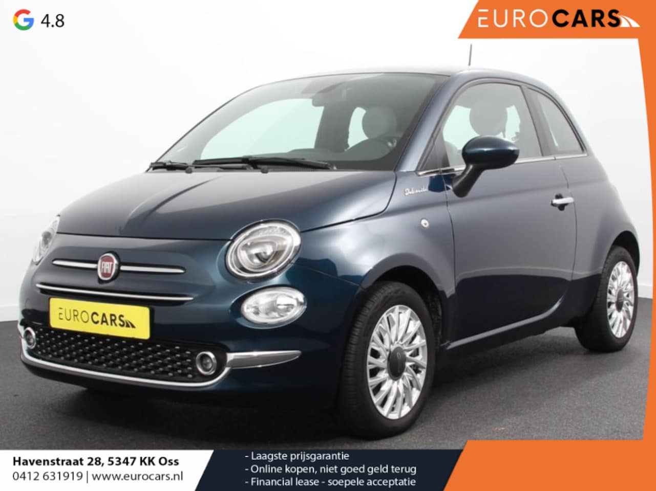 Fiat 500 - 1.0 Hybrid Dolcevita | Cruise control | Climate Control | Panorama dak | Apple Carplay/ An - AutoWereld.nl