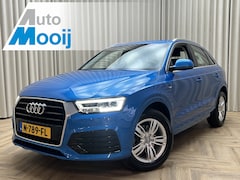 Audi Q3 - 1.4 TFSI S-Line Sport *Hainan Blue* LED, Side Assist, PDC V+A, Elektr. Kofferklep, Navigat