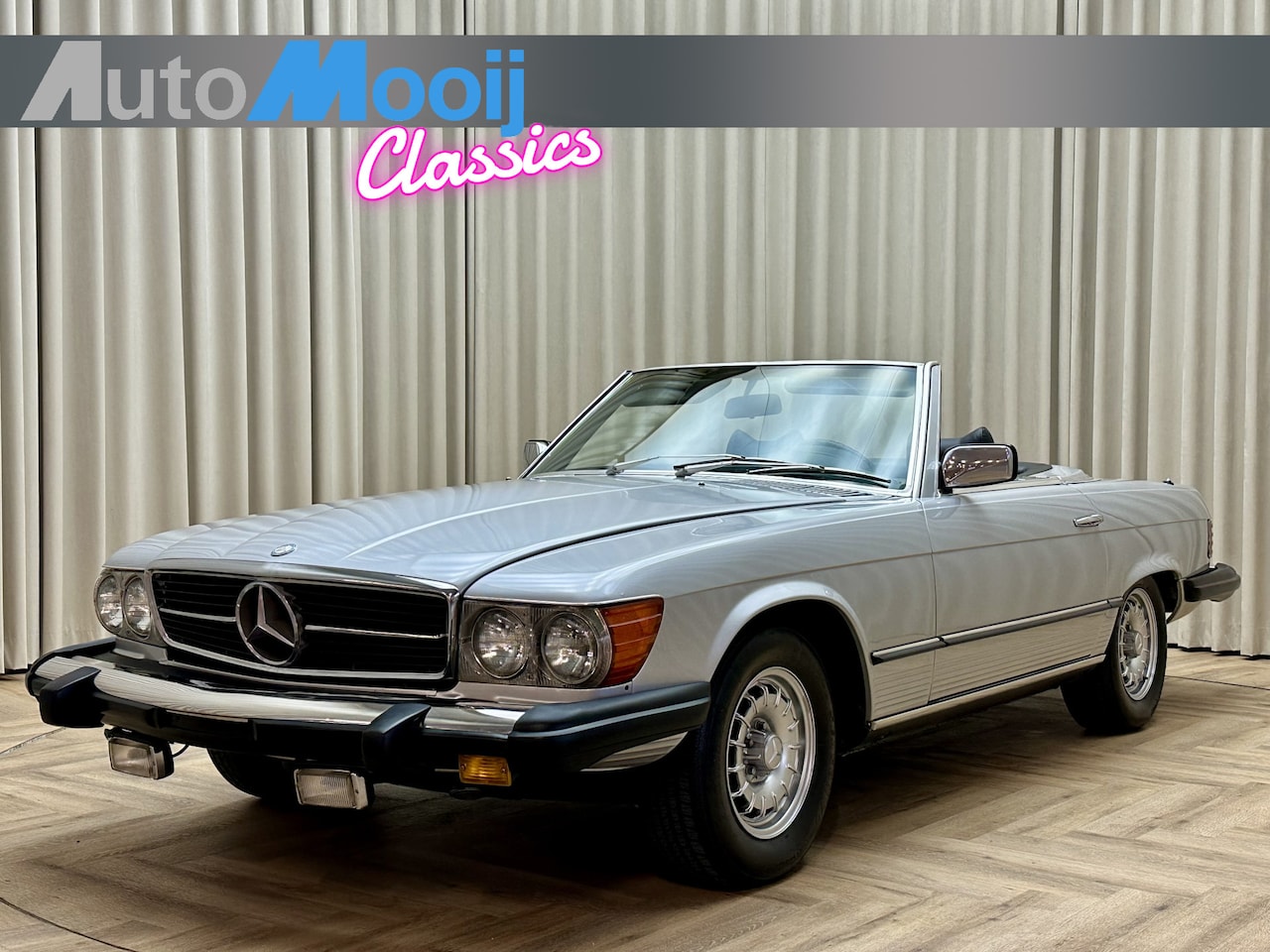 Mercedes-Benz SL-klasse Roadster - 450 SL *Gerestaureerd / Zeer mooi*  Automaat / Leder / Hardtop / W107 V8 / 1976 - AutoWereld.nl