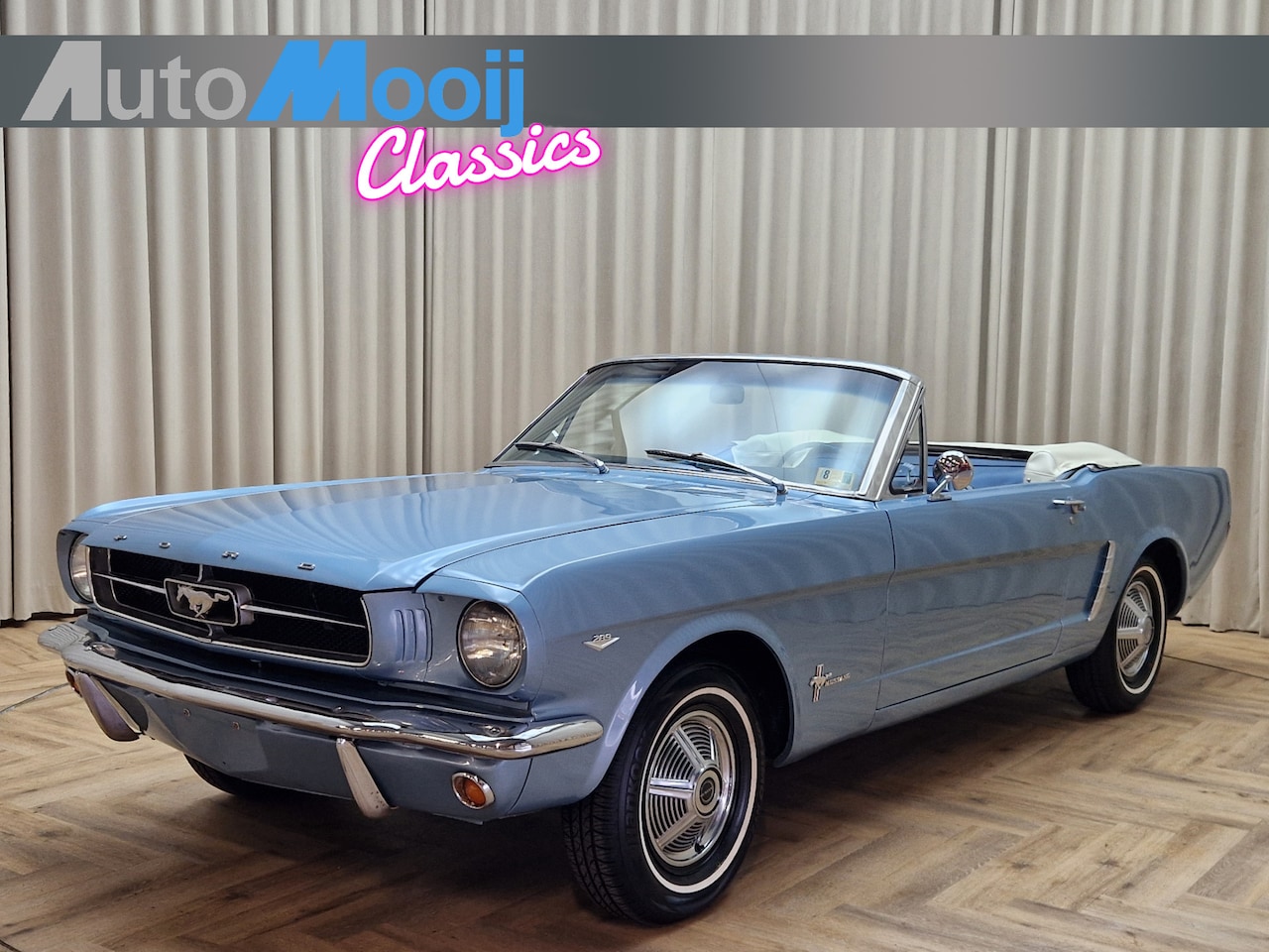 Ford Mustang - USA Cabriolet / Original C-Code / 289 4,9L / 200 PK / C4 Automaat / 1965 - AutoWereld.nl