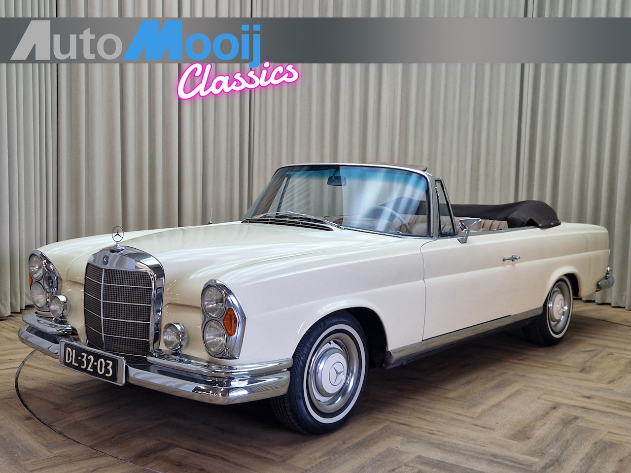 Mercedes-Benz 220 - SE W111 Cabriolet / 4-Speed Manual / Wagenkarte / 1966 / Zeer mooi - AutoWereld.nl