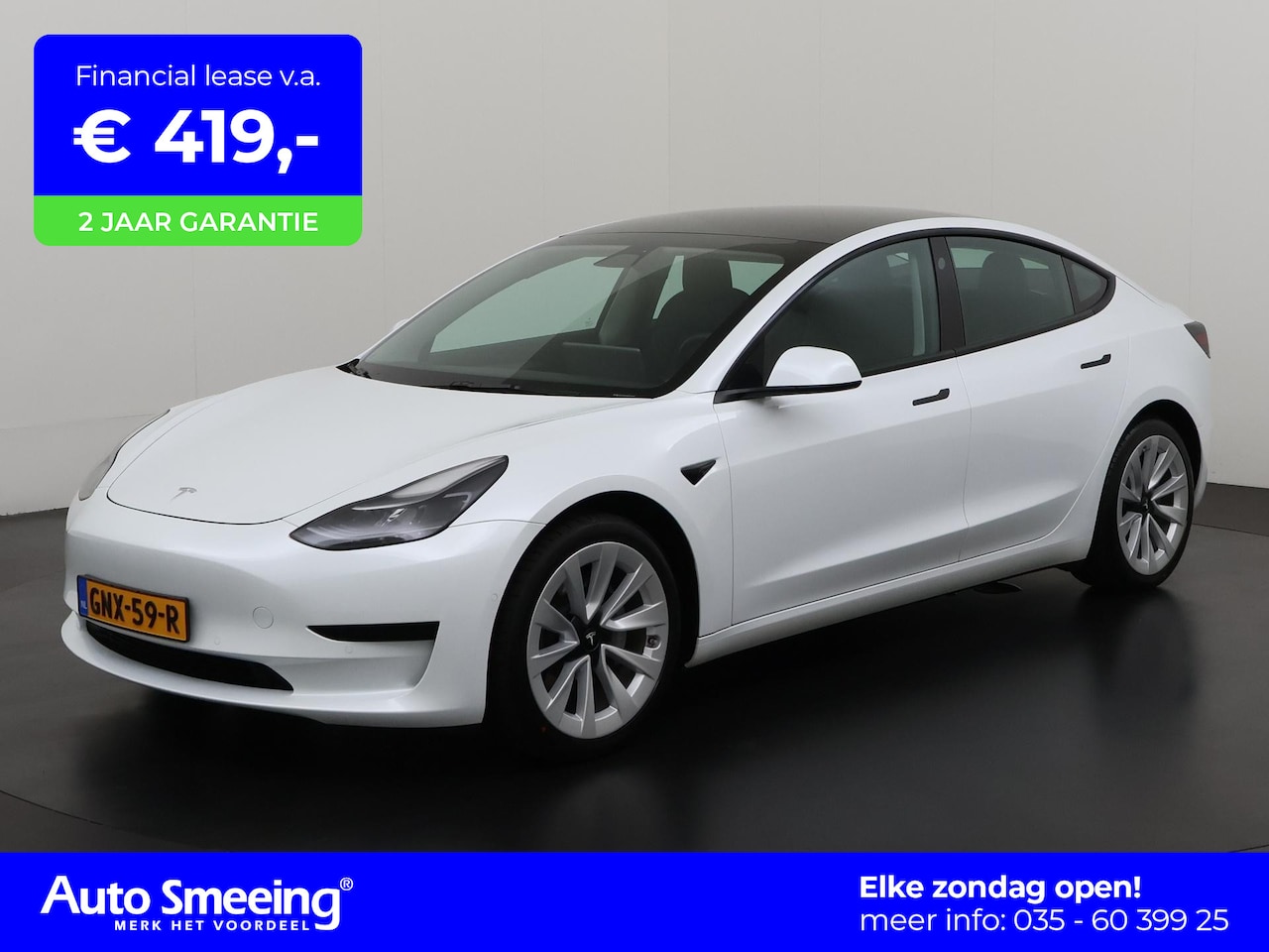 Tesla Model 3 - Standard RWD Plus 60 kWh | Elektr Aklep | 19'' | Zondag Open! - AutoWereld.nl