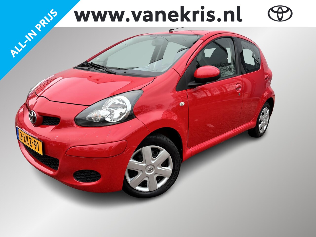 Toyota Aygo - 1.0-12V Comfort 1.0-12V Comfort 5 drs, Elektrische Ramen, Centrale Deurvergrendeling, Airbags,ABS - AutoWereld.nl