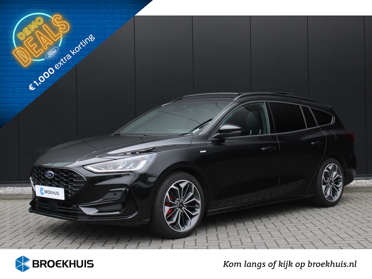 Ford Focus Wagon - 1.0 155pk Hybrid ST Line X | PANORAMADAK | FULL OPTIONS - AutoWereld.nl