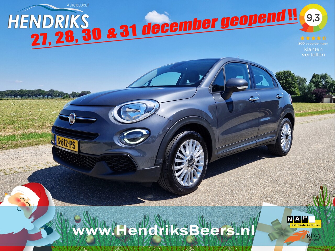 Fiat 500 X - 1.0 GSE Lounge - 120 Pk - Euro 6 - Navi - Climate Control - AutoWereld.nl