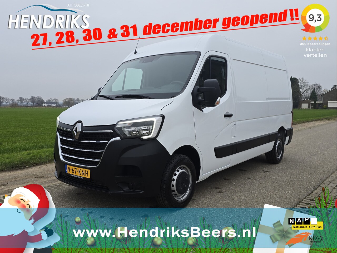 Renault Master - T33 2.3 dCi 135 L2H2 Comfort - 135 Pk - Euro 6 - Airco - Cruise Control - AutoWereld.nl