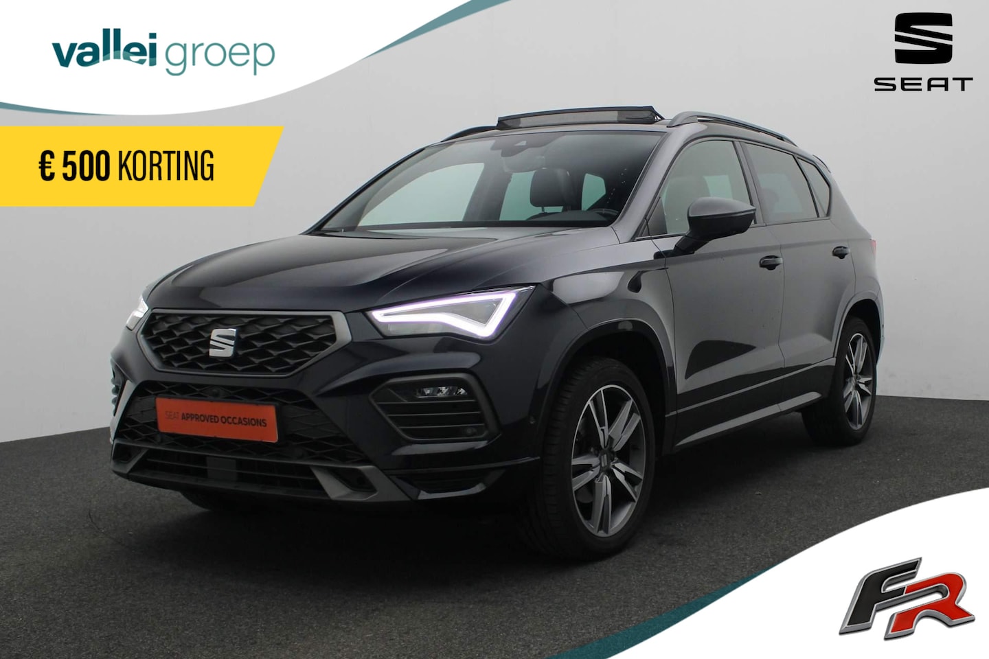 Seat Ateca - 1.5 TSI 150PK DSG FR Business Intense | Trekhaak | Pano | 360 camera | Navi | BEATS | Keyl - AutoWereld.nl