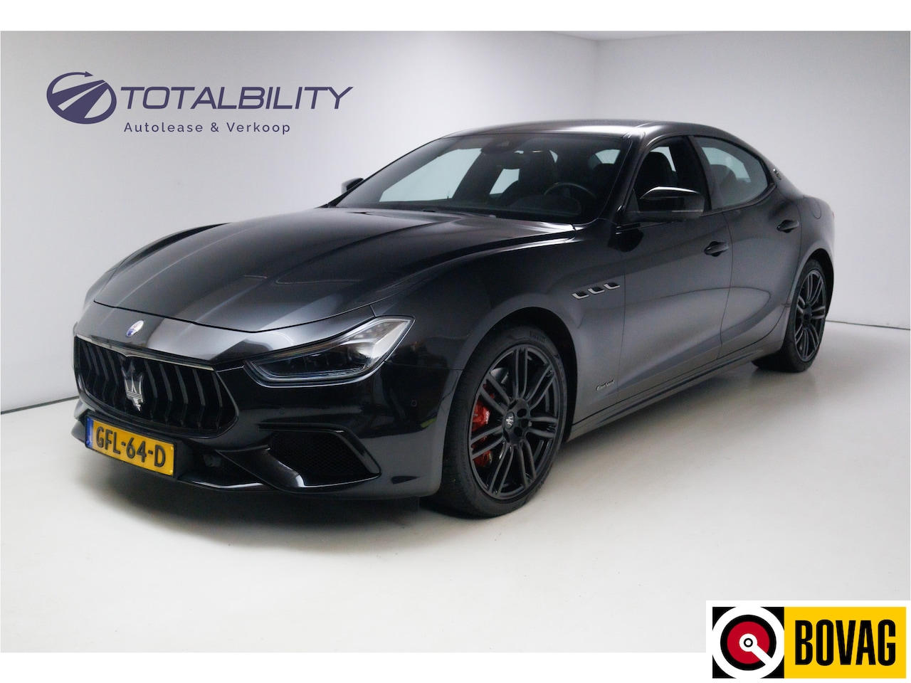 Maserati Ghibli - 3.0 V6 S Q4 GranLusso 430 PK Volledig dealer onderhouden, Led, Softclose, Navigatie, Leer - AutoWereld.nl