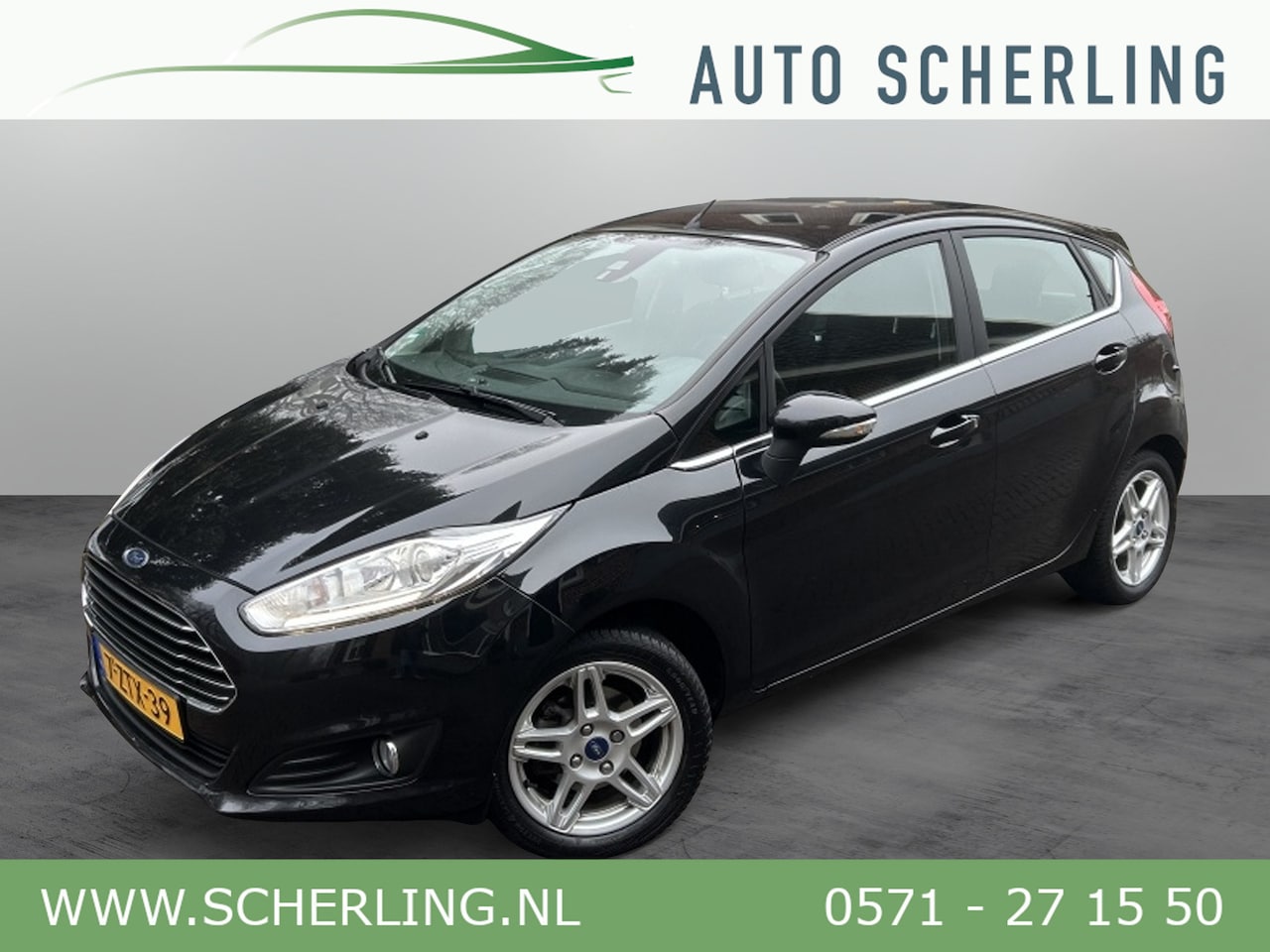 Ford Fiesta - 1.0 EcoB. 100pk 5-drs. Tit. Navi, Cruise, Trekhaak afn., PDC - AutoWereld.nl