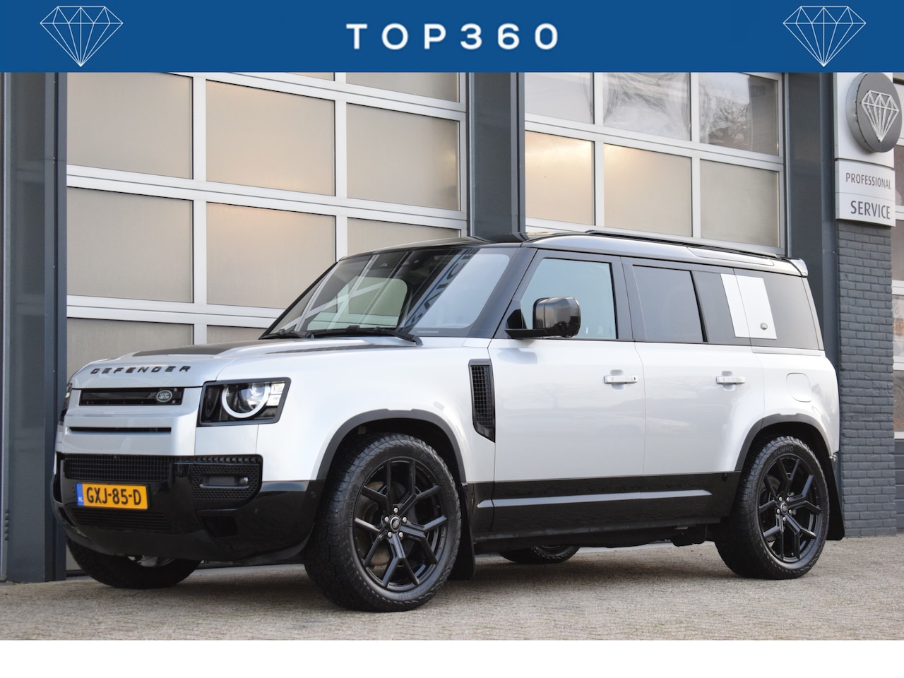 Land Rover Defender 110 - 2.0 P400e 110 S 37dkm! | zwart dak | 22inch | - AutoWereld.nl