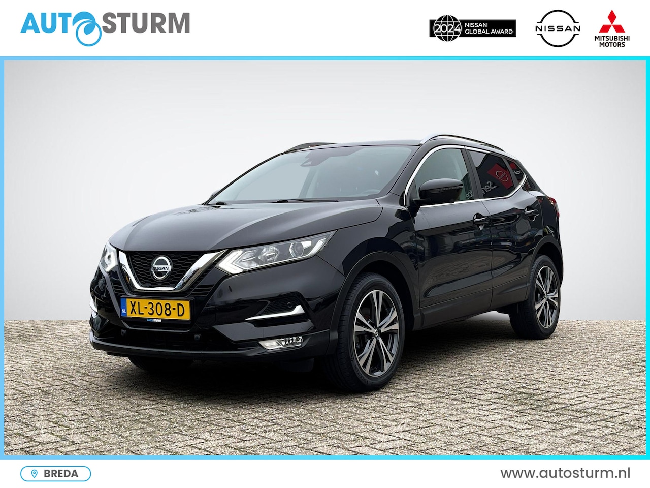 Nissan Qashqai - 1.2 N-Connecta Design Pack | Panoramadak | Navigatie | 360° Camera | Keyless Entry | Cruis - AutoWereld.nl