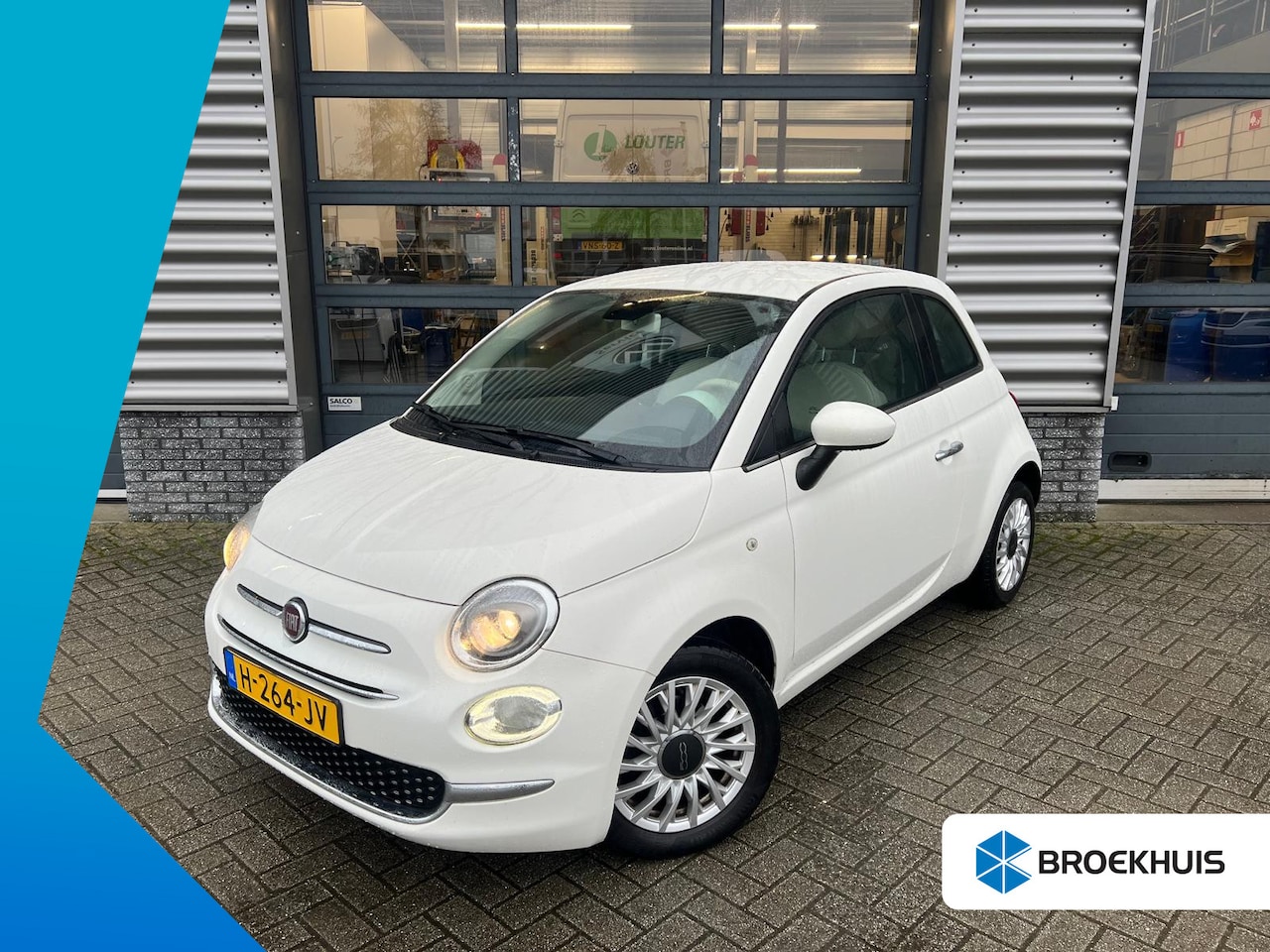 Fiat 500 - 1.2 Lounge 70 pk | Navigatie by app | Cruise control | Parkeersensoren achter | - AutoWereld.nl