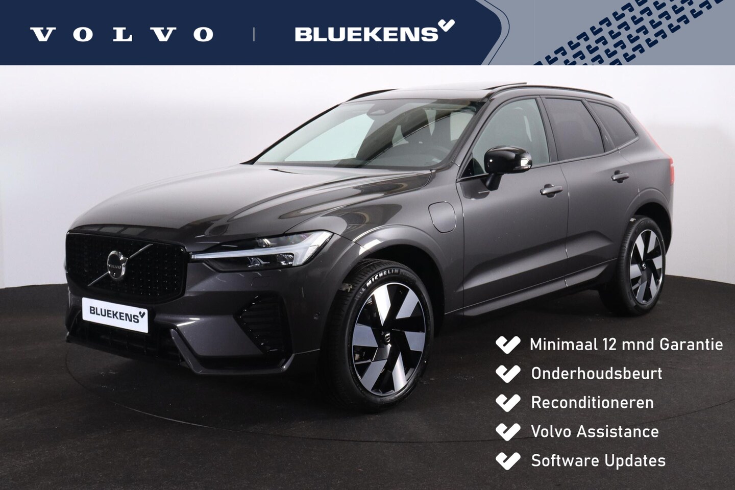 Volvo XC60 - T8 Plug-in hybrid AWD Plus Dark - LONG RANGE - Panorama/schuifdak - IntelliSafe Assist & S - AutoWereld.nl